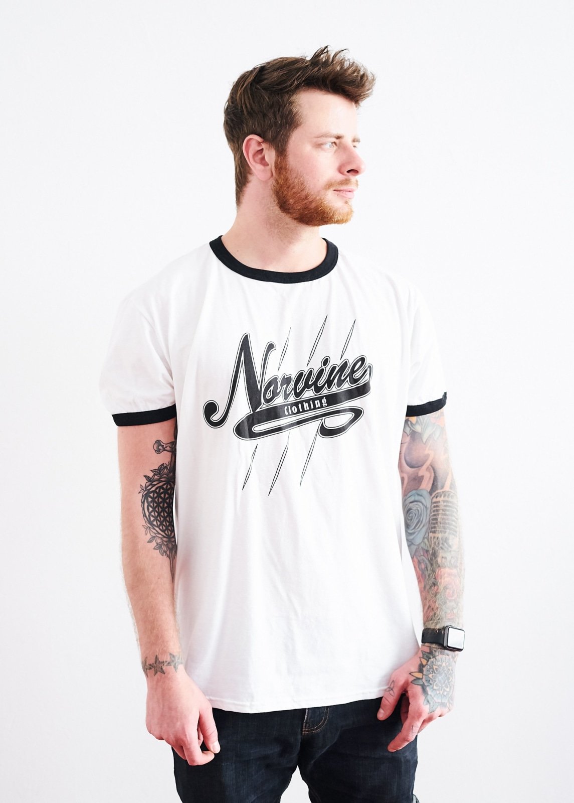 Norvine Campus Retro Ringer Tee - My Store