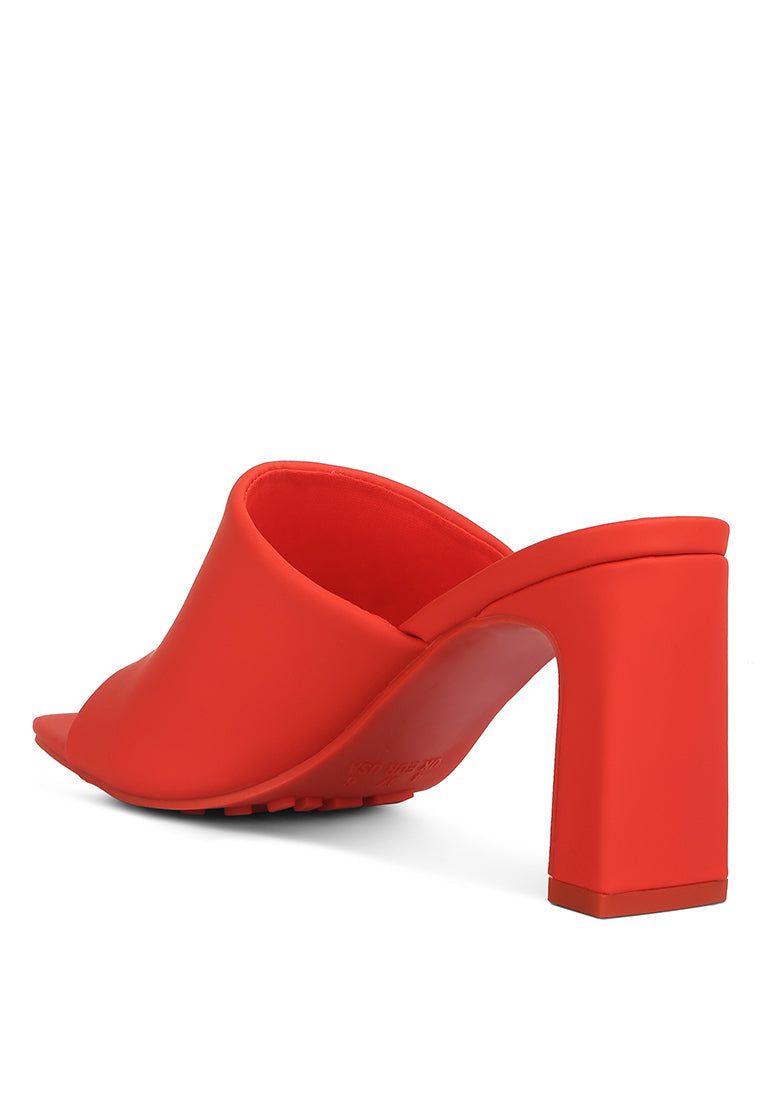 Cannes Slim Block Heel Sandals - My Store