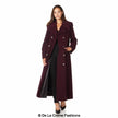 Wool Blend Double Breasted Maxi Coat (2004-WOOL) - My Store