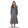 Wool Blend Double Breasted Maxi Coat (2004-WOOL) - My Store