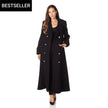 Wool Blend Double Breasted Maxi Coat (2004-WOOL) - My Store