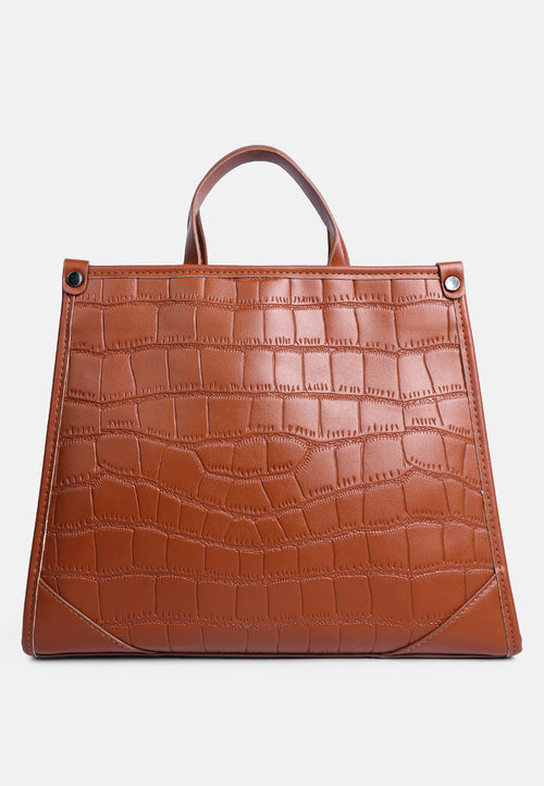 Croco Hand Bag - My Store