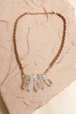 Crystal Drop Suede Necklace - My Store