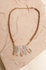 Crystal Drop Suede Necklace - My Store