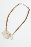 Crystal Drop Suede Necklace - My Store