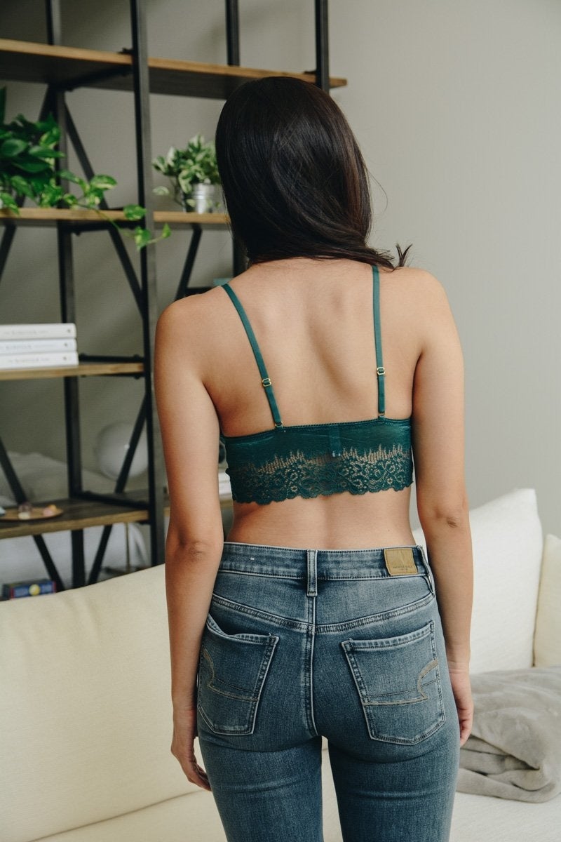 Cut Out Lace Bralette - My Store