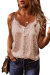 Spaghetti Straps Buttoned Tank Top - My Store