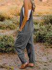 Double Take Full Size Sleeveless V-Neck Pocketed Jumpsuit - My Store