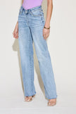 Judy Blue Full Size V Front Waistband Straight Jeans - My Store