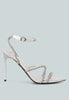 Dare Me Rhinestone Embellished Stiletto Sandals - My Store