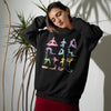 Yoga Theme Crewneck Sweatshirt - My Store