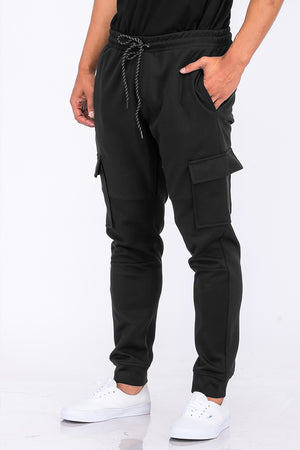 Cotton Blend Cargo Joggers - My Store