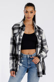 Boyfriend Oversized Soft Flannel Shacket - My Store