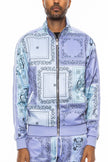 Paisley All Over Print Track Jacket - My Store