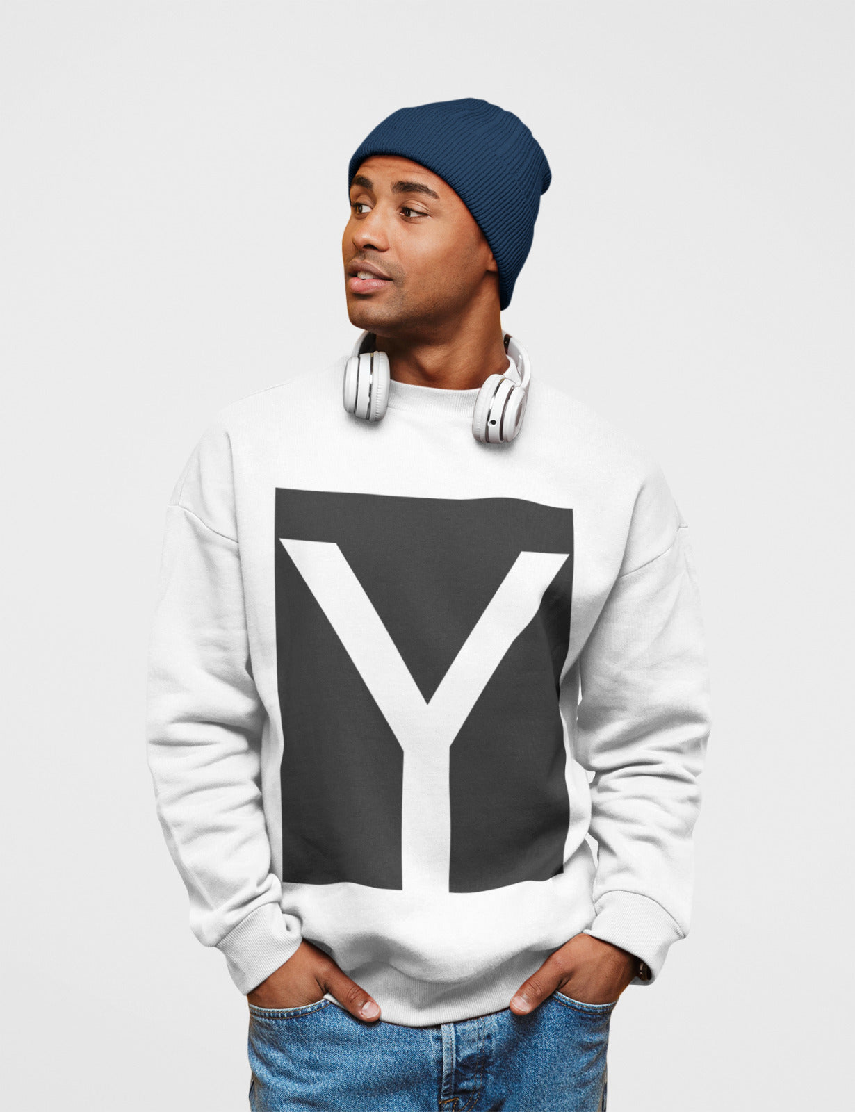 Mens Y Logo Crewneck Sweatshirt - My Store