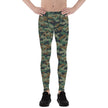 Green Camo Leggings for Men - My Store