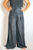 Solid Black Palazzo Wrap Pants, Hippie Pants, Boho Harem Flow Pants - My Store