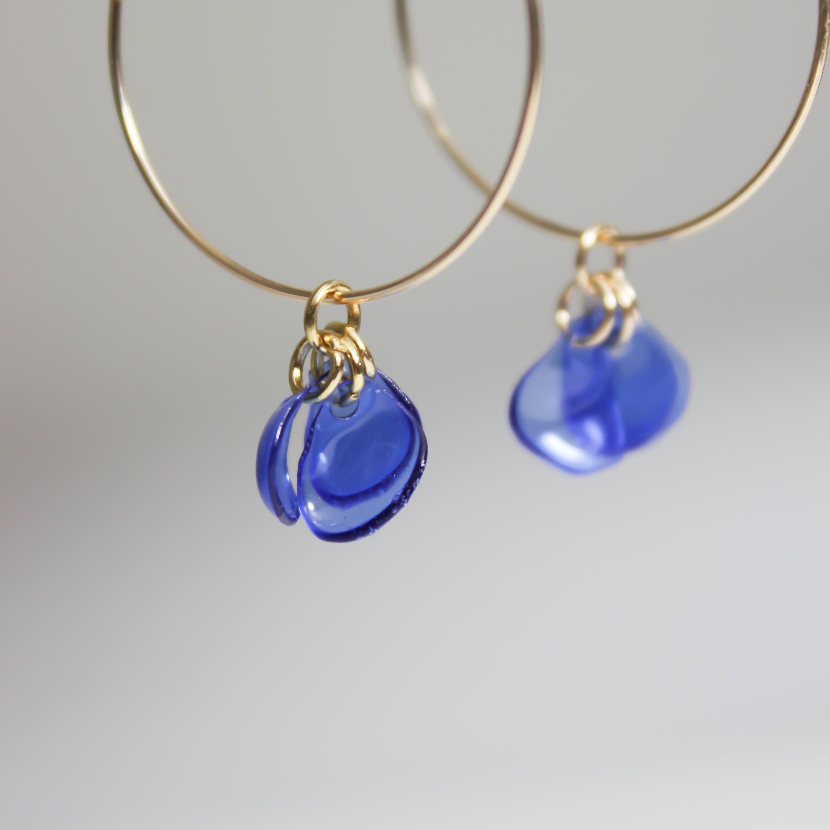 Emma Blue Hoops - My Store