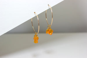 Emma Orange Hoops - My Store