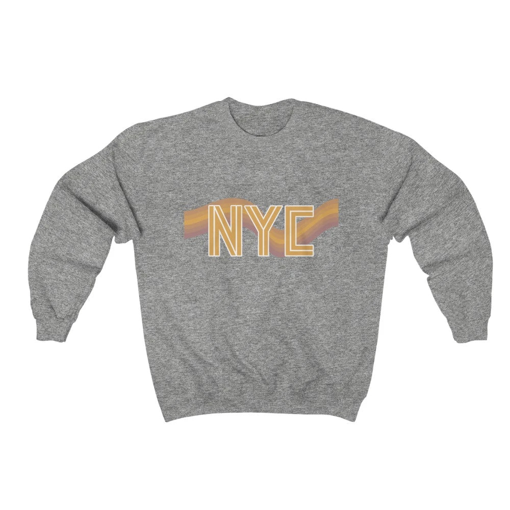 Womens NYC Retro 70's Crewneck Sweatshirt - My Store