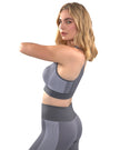 Arleta Seamless Sports Bra - Grey - My Store