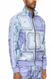 Paisley All Over Print Track Jacket - My Store