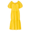 ROSEMARY Dotted Cotton Dress, in Sunflower Yellow - My Store