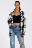 Boyfriend Oversized Soft Flannel Shacket - My Store