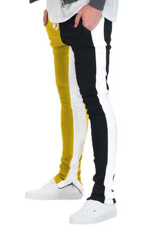 SLICE TRACK PANTS- BK/YELLOW - My Store