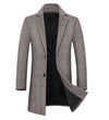 Fashion Plaid Single Breasted Jackets Men's Wool Coats - My Store