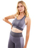 Arleta Seamless Sports Bra - Grey - My Store