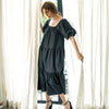 ROSEMARY Cotton Prairie Dress, in Black - My Store