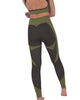 Trois Seamless Legging - Black with Green - My Store