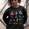 Yoga Theme Crewneck Sweatshirt - My Store