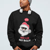 Mens Ho Ho Ho Santa Beer Crewneck Sweatshirt - My Store