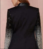 Womens Blazer with Sequins Sleeve - My Store