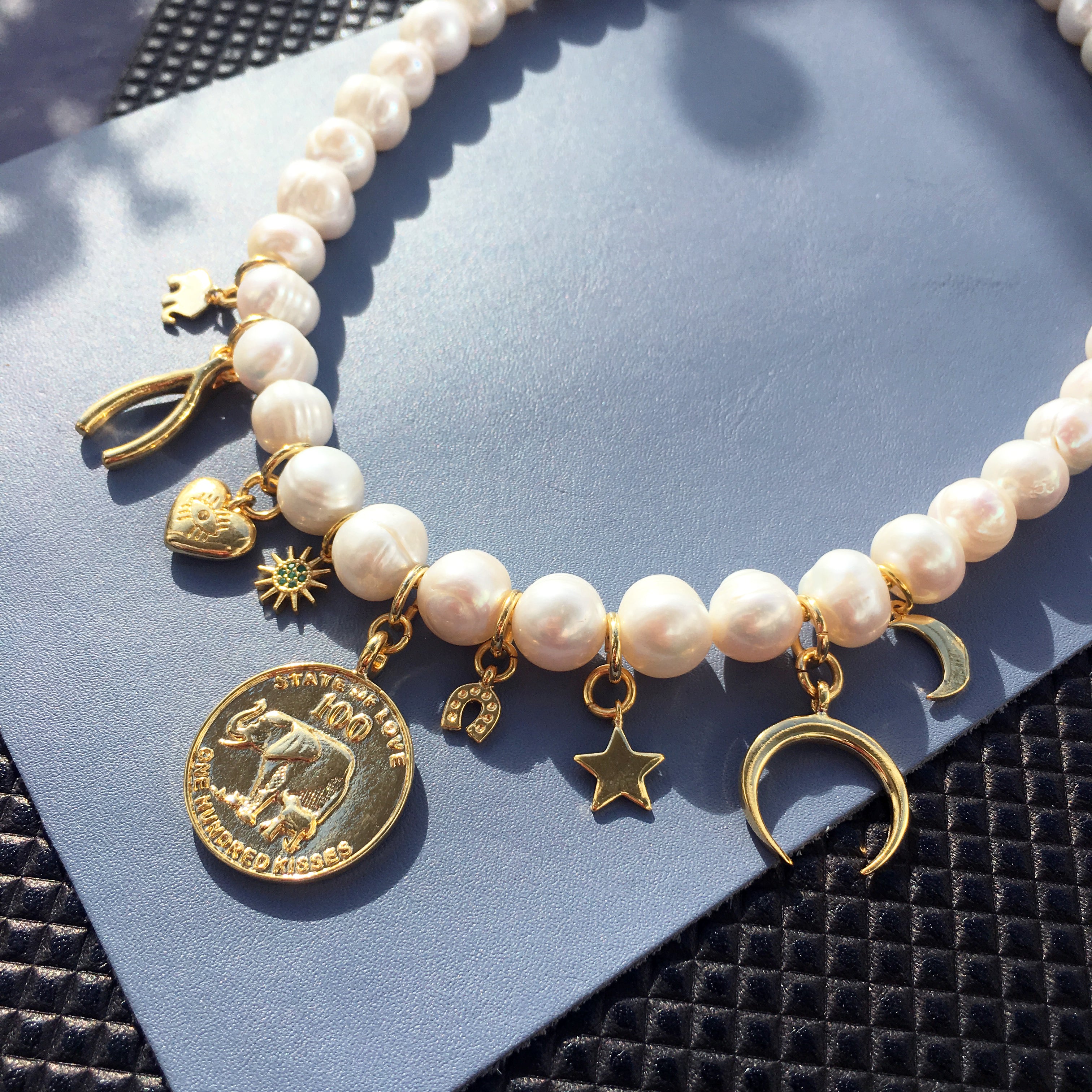 Lucky Charm Pearl Necklace - My Store