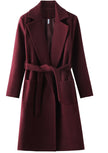 OuterwearJackets blends parkas pockets belted Women's wool coats - My Store