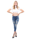 Dayton High Waisted Distressed Jeans - My Store