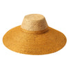 RIRI DUO Jute Straw Hat, in Nude & Golden Yellow - My Store