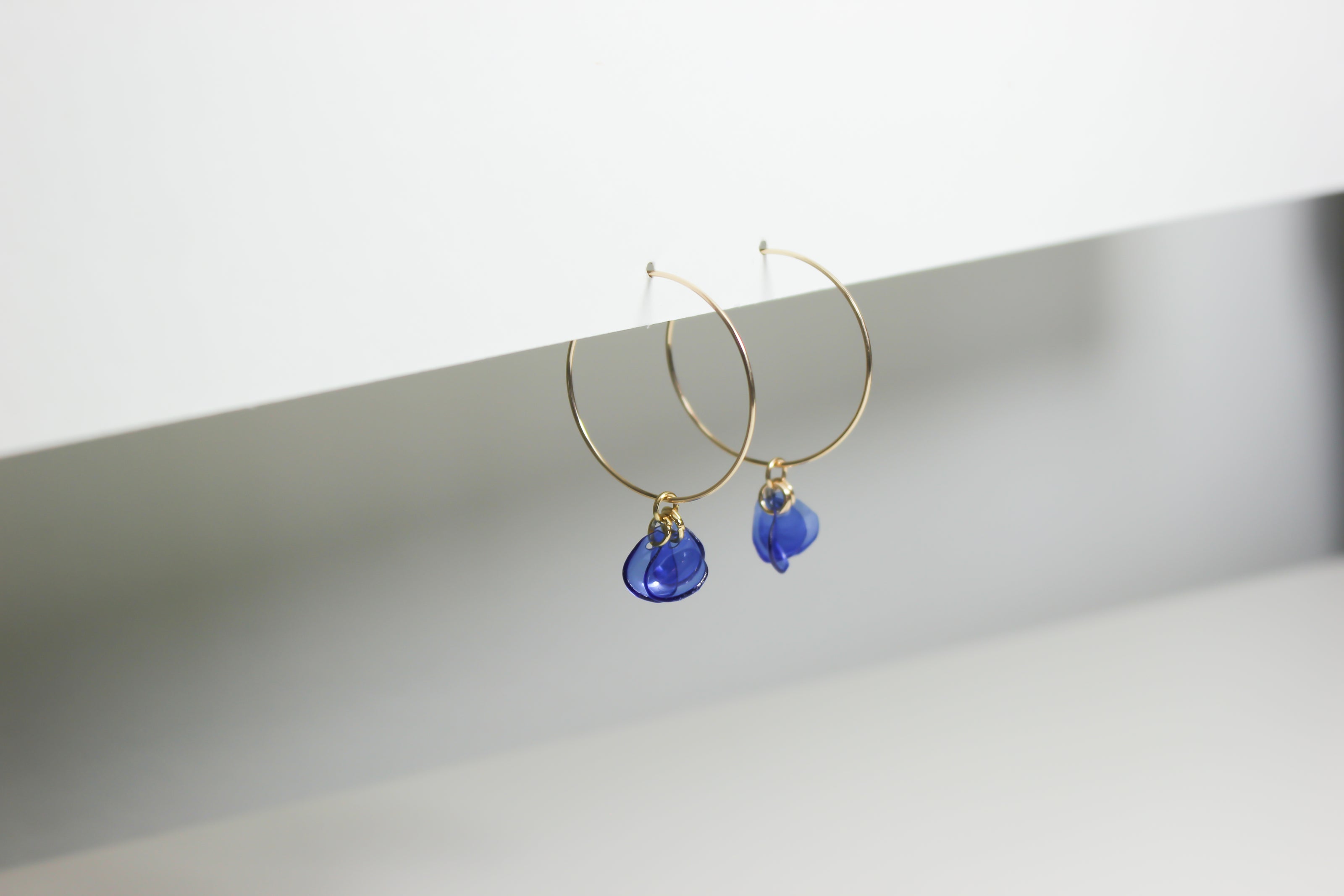 Emma Blue Hoops - My Store