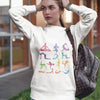 Yoga Theme Crewneck Sweatshirt - My Store