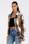 Boyfriend Oversized Soft Flannel Shacket - My Store