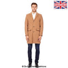 De La Creme MAN - Men's Single Breasted Wool Mix Overcoat - My Store