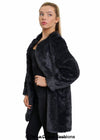 De La Creme Womens Faux Fur Classic Coat - My Store