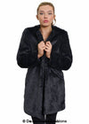 De La Creme Womens Faux Fur Classic Coat - My Store