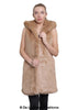 Faux Fur Hooded Gilet - My Store