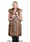 Faux Fur Hooded Gilet - My Store