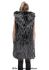 Faux Fur Hooded Gilet - My Store