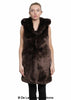 Faux Fur Hooded Gilet - My Store